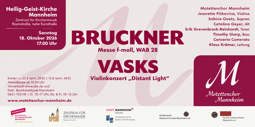 Das Plakat mit den Konzertinformationen wird abgebildet