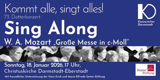 Infoflyer @Konzertchor-Darmstadt